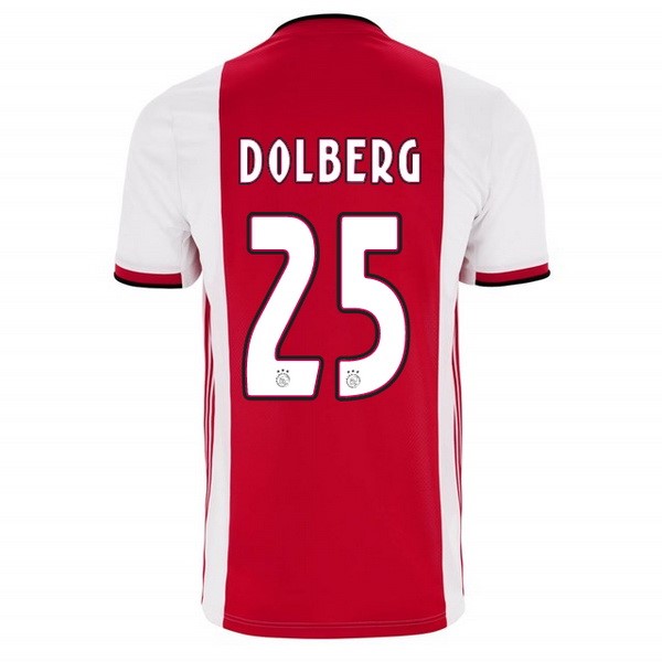 Camiseta Ajax Replica Primera Ropa Dolberg 2019/20 Rojo